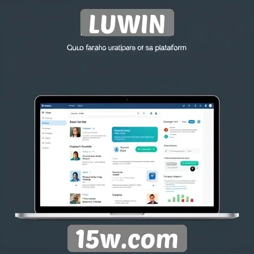 Análise da interface do usuário no site LUWIN